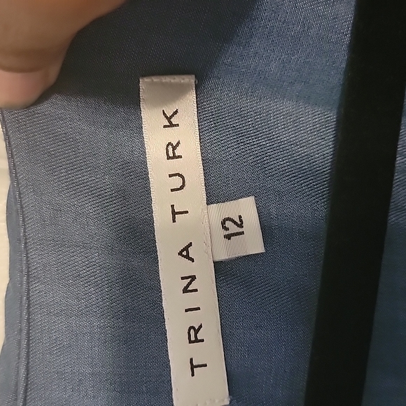 Trina Turk denim jumpsuit - Picture 4 of 11